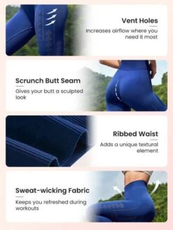 SHEIN Leisure Seamless Hollow Out Wideband Waist Sports Leggings -Gym Chic Wear 16887293780069c657acd1f2047f08c4a86d2bd051 thumbnail 405x552