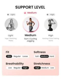 SHEIN Leisure Racer Back Sports Bra With Leggings -Gym Chic Wear 16887323275fffc75d9f1c8ced03f78fd65e93cb7b thumbnail 405x552