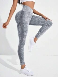 SHEIN Wideband Waist Sports Leggings -Gym Chic Wear 16888965706d15a752b82a8215d1397d9b704764b9 thumbnail 405x552