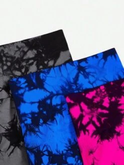 3pcs Tie Dye Wideband Waist Sports Leggings -Gym Chic Wear 16889595251fb8d545f15622122533a6027fa7ee2a thumbnail 405x552