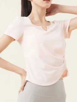 361 Sports Top For Women, New Summer Loose Breathable Short Sleeve Quick-Drying T-Shirt For Running, Fitness, Yoga -Gym Chic Wear 1688961274a6a893d45ea34873b6d146a6c1052dba thumbnail 405x552