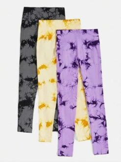 Yoga Trendy 3pcs Tie Dye Wideband Waist Seamless Sports Leggings -Gym Chic Wear 1688970539d1e0c6a7cf668dcb8882aabb97a1e80f thumbnail 405x552