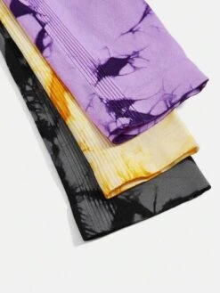 Yoga Trendy 3pcs Tie Dye Wideband Waist Seamless Sports Leggings -Gym Chic Wear 168897054260bc5d68d2298d12cbeffdaa7be6e95e thumbnail 405x552