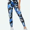 Allover Print Wideband Waist Sports Leggings -Gym Chic Wear 1689000066a554bb55cadf4ef1b4ebdba2cf2589cc thumbnail 405x552
