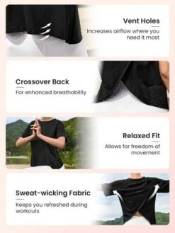 SHEIN Leisure Solid Tulip Back Raglan Sleeve Sports Tee -Gym Chic Wear 168906333865e18d68697ea55cdbc67143d3ef2750 thumbnail 405x552