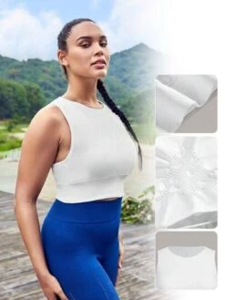 SHEIN Leisure Plus Solid Sports Bra -Gym Chic Wear 1689077039754297db787e651ae4fe580966a47537 thumbnail 405x552