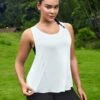 SHEIN Leisure Plus Hollow Out Racer Back Sports Tank Top Without Bra -Gym Chic Wear 16891290402fd061b991a07c2086c2017bd74d1027 thumbnail 405x552