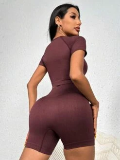 Seamless Raglan Sleeve Sports Set