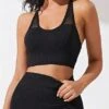 Women's Criss Cross Sports Bra With Beautiful Back -Gym Chic Wear 168914954504bd37d748b30a474f4800e68d4d0331 thumbnail 405x552