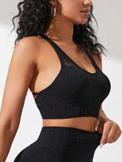 Women's Criss Cross Sports Bra With Beautiful Back -Gym Chic Wear 1689149546697fcfd341fe89c0ae11f752606b3745 thumbnail 405x552