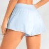 Ruched Waist Sports Shorts