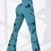 Tie Dye Wide Waistband Flare Leg Sports Pants -Gym Chic Wear 1689322314aff346e5948e5b2aa03da812bcf17b39 thumbnail 405x552