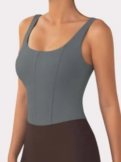 VUTRU Women's Fashion Boned Corset Sports Bra With Chest Pad -Gym Chic Wear 1689392560a53c151a59ab767fe77e4c9d52f1297b thumbnail 405x552