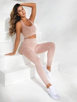 Space Dye Racer Back Sports Set