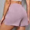 Drawstring Waist Split Hem Sports Shorts -Gym Chic Wear 16895665104030758e7f599821483f327caca8e79d thumbnail 405x552