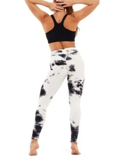 Honeycomb Textured Women's Tie Dye Women's Yoga Leggings -Gym Chic Wear 1689573654d4fbf3250a8b20c6af2a9f4dc631571c thumbnail 405x552