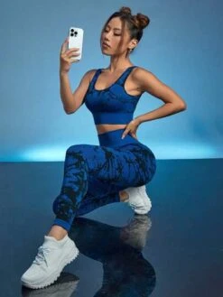 Seamless High Stretch Sports Set -Gym Chic Wear 1689649450c58b4d2f5257833f8ecc5ab945524425 thumbnail 405x552