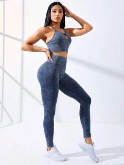Cut Out Front Sports Set -Gym Chic Wear 1689682692b71a7e7063fdcfba89cac7e5733d99fb thumbnail 405x552