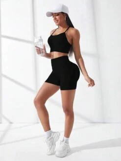 Seamless Sports Bra With Biker Shorts -Gym Chic Wear 1689741305bbae896aee8bad01fd08f9c0aad898ba thumbnail 405x552