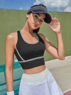 SHEIN Leisure Criss Cross Back Sports Bra -Gym Chic Wear 1689821539bf23735010f79b536698c17dbb18a27e thumbnail 405x552