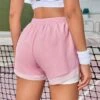 SHEIN Leisure 2 In 1 Tulip Hem Sports Shorts -Gym Chic Wear 16898309439ea19e0636deb827a740fa6a6755a380 thumbnail 405x552
