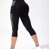 Colorblock Wideband Waist Phone Pocket Side Sports Leggings