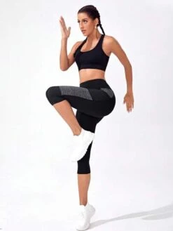 Colorblock Wideband Waist Phone Pocket Side Sports Leggings -Gym Chic Wear 16898450147d2c83ed9fe0b1883ff6397a820b2ed8 thumbnail 405x552