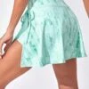 Tie Dye Knot Side Sports Skort -Gym Chic Wear 168984615191509d382fbc74f41d9cc2e8e4807d4c thumbnail 405x552
