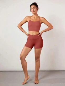 GLOWMODE FeatherFit™ Crisscross Back Sports Bra -Gym Chic Wear 16898496350a477431a254b7cdd83ba55bd9f83527 thumbnail 405x552