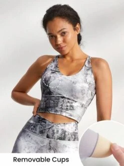 GLOWMODE FeatherFit™ Halter Sports Bra Light Support -Gym Chic Wear 16898500483fd1f4c8ede636b829fb2f75e7bf0e1a thumbnail 405x552