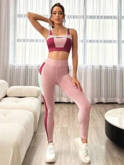 Colorblock Sports Set -Gym Chic Wear 168990921181a8f6e7c84f2f13170a815978c936d3 thumbnail 405x552