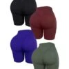 4pcs Wideband Waist Sports Biker Shorts -Gym Chic Wear 1689921013c2b814406a93cd5e482c51d30d97f792 thumbnail 405x552