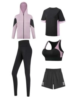 5pcs Yoga Workout Set -Gym Chic Wear 1689959395fda7ee980bd9e1c6e1fe896a6768807c thumbnail 405x552