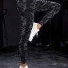 Camo Print Wideband Waist Sports Leggings