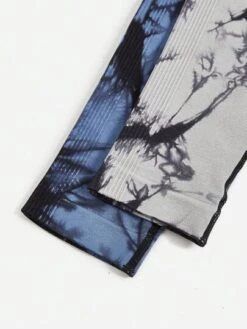 2pcs Tie Dye Wideband Waist Sports Leggings -Gym Chic Wear 16901709055e7dde8e0def9331b547a33f721a461a thumbnail 405x552