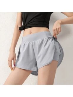Summer Loose Sport Shorts For Women, With High Waist, Two-piece Design, Breathable, Suitable For Exercise And Running -Gym Chic Wear 1690296724b5baa156943b7aeda173323a5846232c square thumbnail 405x552