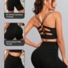 Hollow Out Criss Cross Back Sports Set -Gym Chic Wear 169034794913c70e65a9ca1e257a9635a68e8ae4e3 thumbnail 405x552