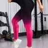 Ombre Print Wideband Waist Sports Leggings -Gym Chic Wear 169035683055e365c1729058834e923daf923502c7 thumbnail 405x552