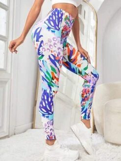 Allover Print Seamless Sports Leggings -Gym Chic Wear 16903671447cbfc01f86d0b1cf552b032512c1b8f8 thumbnail 405x552