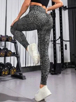 Allover Print Wide Waistband Sports Leggings -Gym Chic Wear 16903877248bfc6be5ce08d28d6b196475f8d2062f thumbnail 405x552