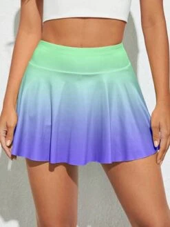 Ombre Phone Pocket Detail Skort -Gym Chic Wear 169042567918205fe7b3a7645b3d27d5e176257d8d thumbnail 405x552