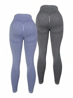 2 Pack Wide Waistband Seamless Sports Leggings -Gym Chic Wear 1690434908155d1b0fe5cf44731ddc272a461d1291 thumbnail 405x552