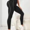 Top-stitching Wideband Waist Sports Leggings -Gym Chic Wear 1690463193db75e8098edf194ea31ded562223a098 thumbnail 405x552