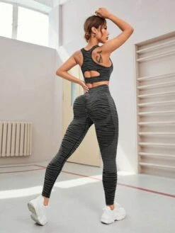 Seamless High Stretch Cut Out Back Sports Set -Gym Chic Wear 1690513941b95639b231cb089ff244aedd9becfb0e thumbnail 405x552