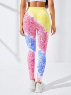 Leopard Print Wideband Waist Seamless Sports Leggings -Gym Chic Wear 1690698835d7a301f0c70f35691dfe8180658af707 thumbnail 405x552