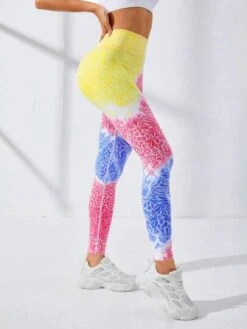 Leopard Print Wideband Waist Seamless Sports Leggings -Gym Chic Wear 16906988376bf539dc374f210092558789e6947a91 thumbnail 405x552