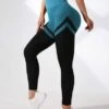 Two Tone Tummy Control Sports Leggings