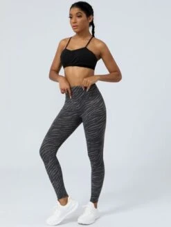 Women's High Waist Printed Yoga Leggings With Peach Butt Design For Running, Fitness & Workout -Gym Chic Wear 1690884912b4d5d321953b5211c415d051849278fa thumbnail 405x552