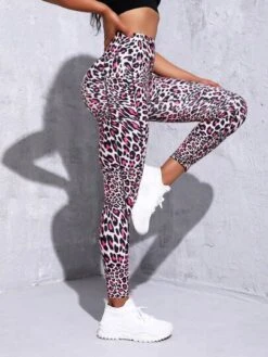 Leopard Print Wide Waistband Phone Pocket Side Sports Leggings -Gym Chic Wear 1690966906023c2a1280b3559293ab17f600142ae6 thumbnail 405x552