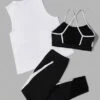 Letter Graphic Sports Bra & Tank & Leggings -Gym Chic Wear 1690967795c1051be1124351babe4d95b8300be63f thumbnail 405x552
